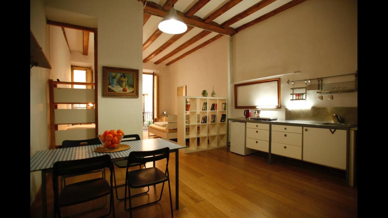 The first apartments